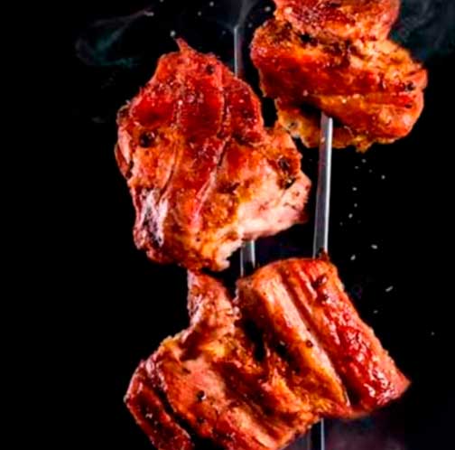 Fierritos de lomo a la parrilla